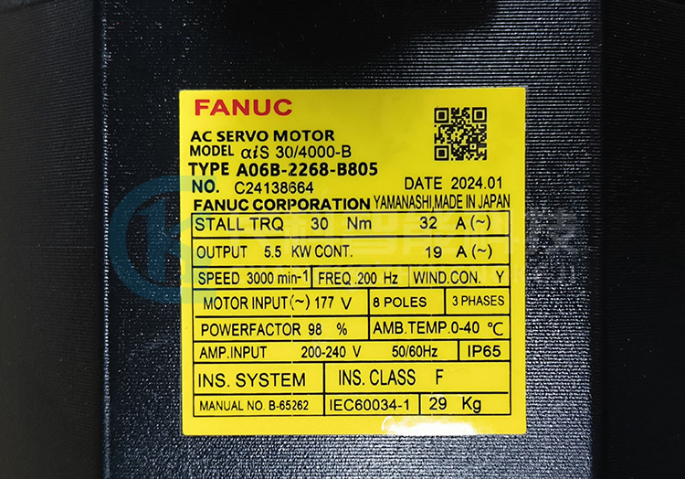 FANUC發(fā)那科機械手伺服電機A06B-2268-B805 FANUC發(fā)那科機械手伺服電機A06B-2268-B805